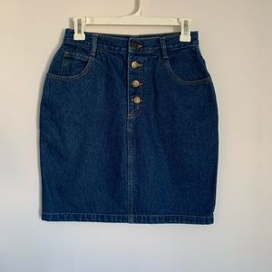 Vintage Denim Skirt